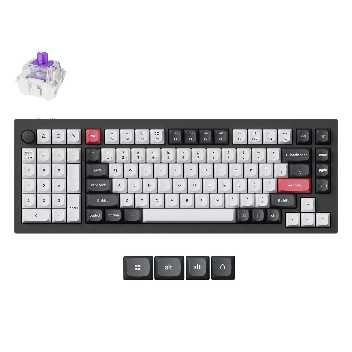 Keychron Q12 HE QMK Wireless Custom Keyboard
